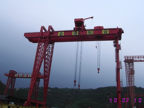 ME50t+50t造船門式起重機（金港船廠）