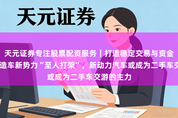 天元证券专注股票配资服务｜打造稳定交易与资金配置体系 造车新势力“至人打架”，新动力汽车或成为二手车交游的主力