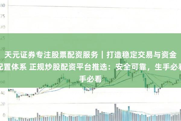 天元证券专注股票配资服务｜打造稳定交易与资金配置体系 正规炒股配资平台推选：安全可靠，生手必看